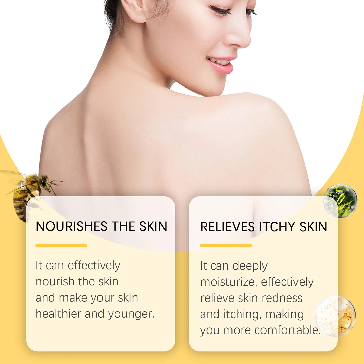 Bee Venom Cream | Relieves Redness Repairs Damage Strengthens Skin | Deep Moisturizing