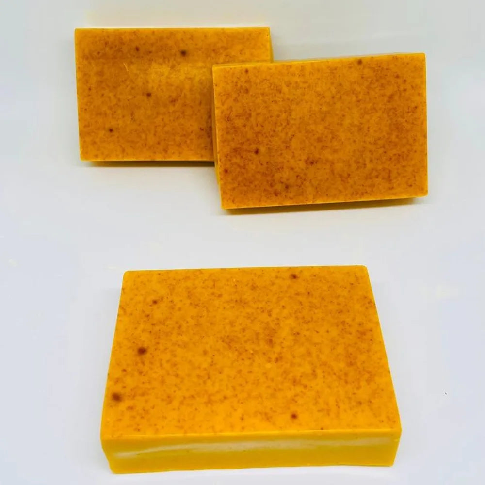 Turmeric Hand Made Soap | Lemon Kojic Acid Soap | Shower & Facial Soap