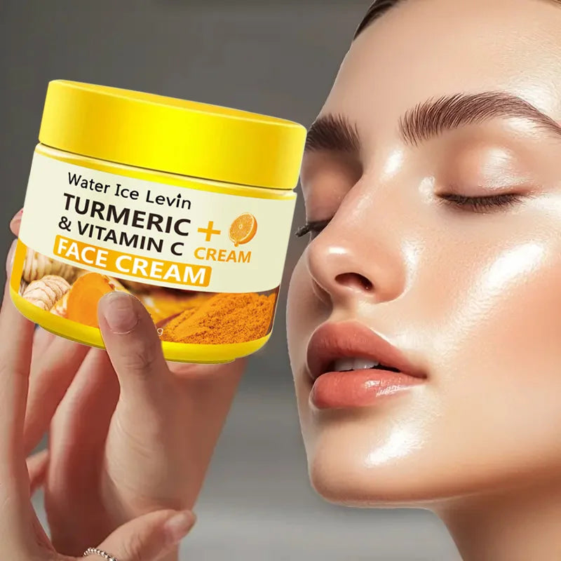 Turmeric Vitamin C Anti-Aging Cream | Moisturizing Collagen Hyaluronic Acid Skin Care