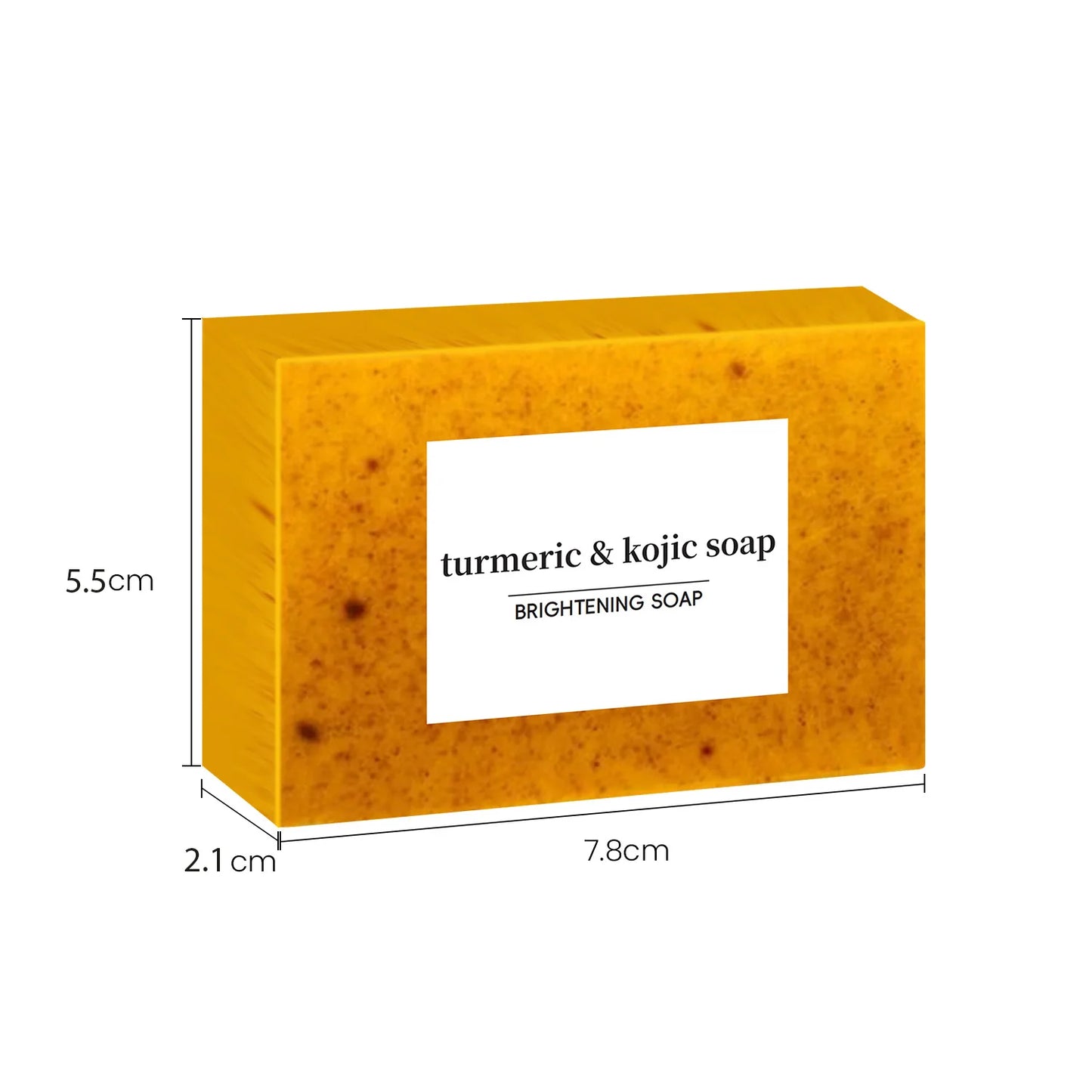 Turmeric Hand Made Soap | Lemon Kojic Acid Soap | Shower & Facial Soap