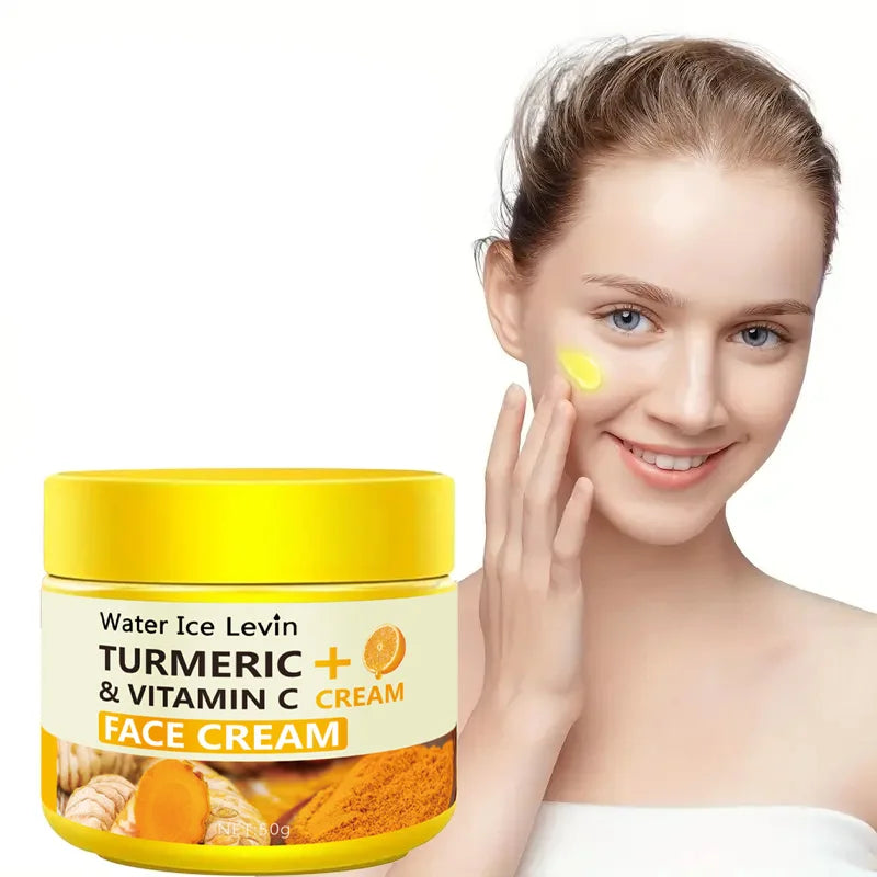 Turmeric Vitamin C Anti-Aging Cream | Moisturizing Collagen Hyaluronic Acid Skin Care
