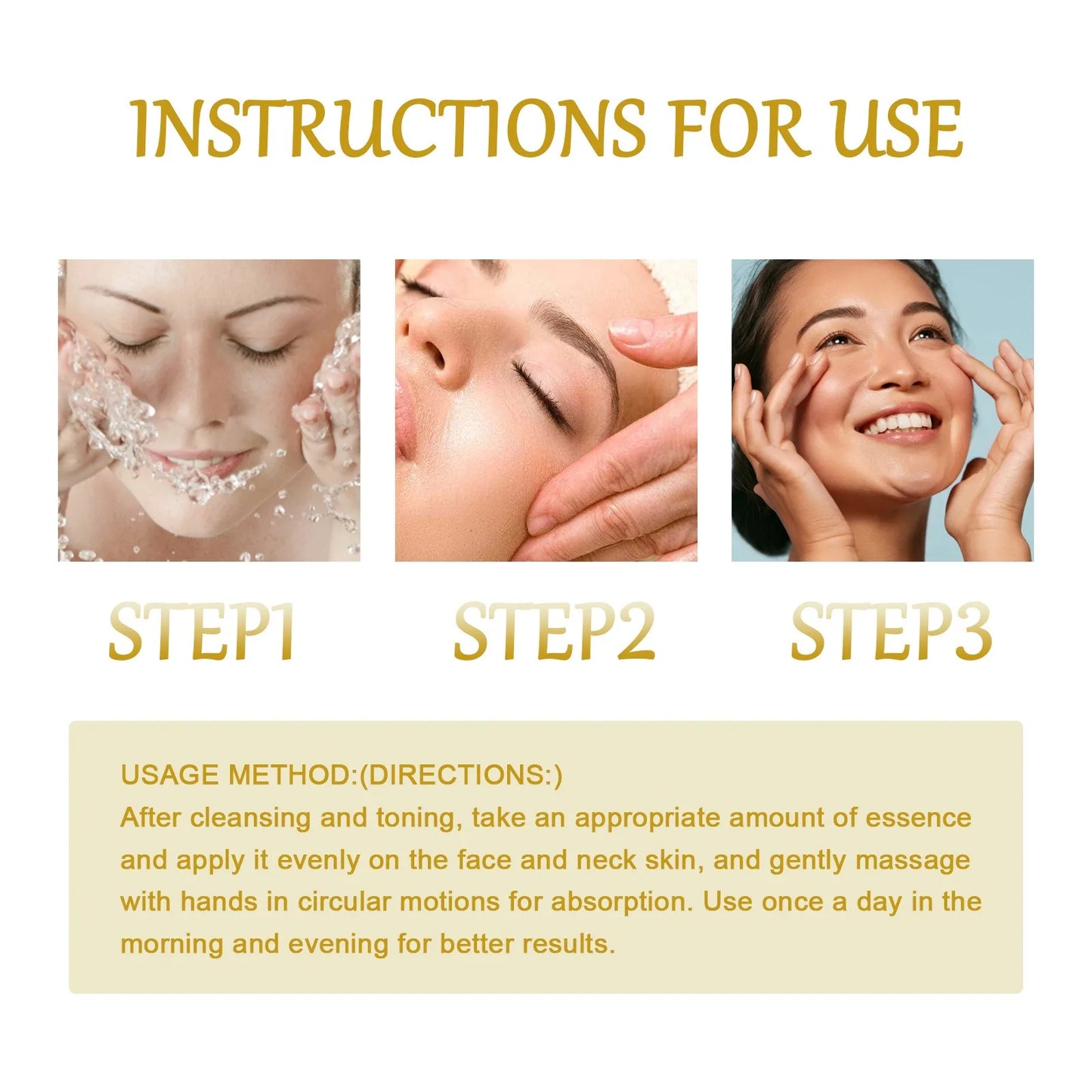 Bee Venom Serum | Anti Wrinkle Anti-Aging Essence Polypeptide Hyaluronic Acid | Repair Moisturize & Tight Facial Skin