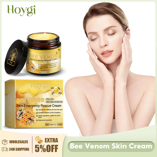 Bee Venom Cream | Relieves Redness Repairs Damage Strengthens Skin | Deep Moisturizing