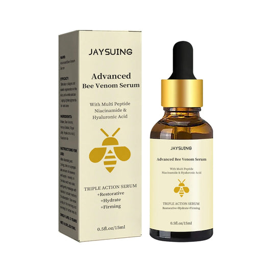 Bee Venom Serum | Anti Wrinkle Anti-Aging Essence Polypeptide Hyaluronic Acid | Repair Moisturize & Tight Facial Skin