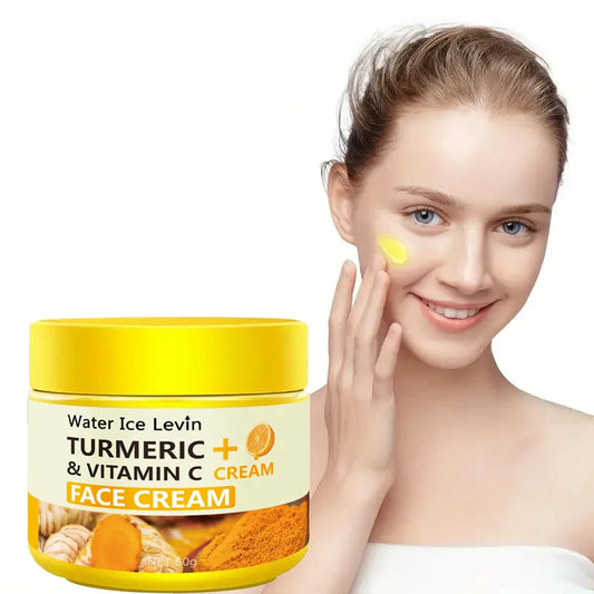Turmeric Vitamin C Anti-Aging Cream | Moisturizing Collagen Hyaluronic Acid Skin Care